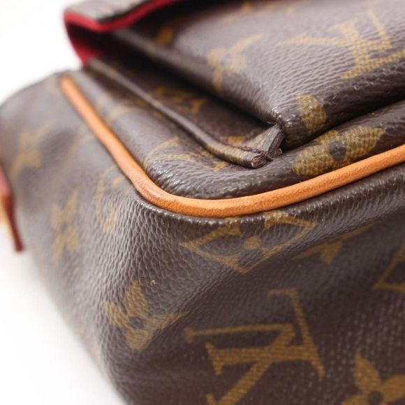 Louis Vuitton Vibasite PM Monogram Shoulder Bag PVC Leather Brown - Picture 7 of 7